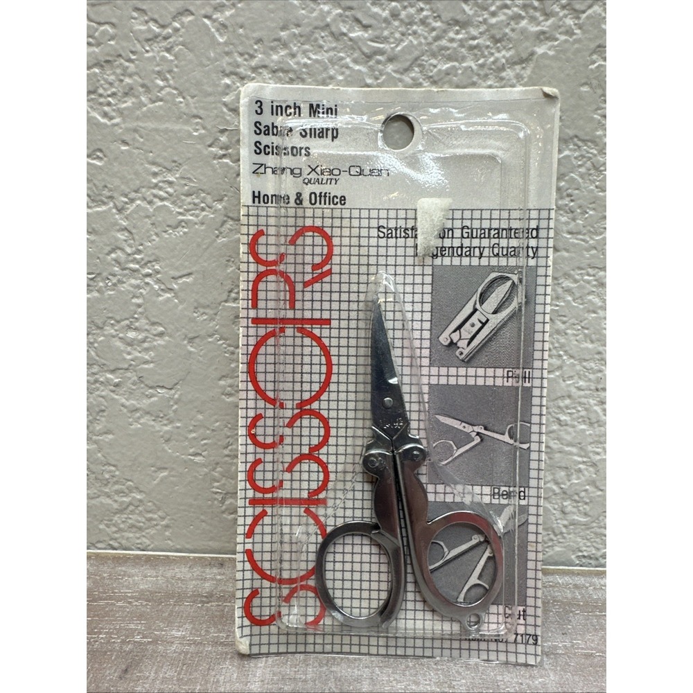 $15 🌙 Zhang Xiao Quan Vintage Style Scissors 3 Inch Mini NEW HOME / Office